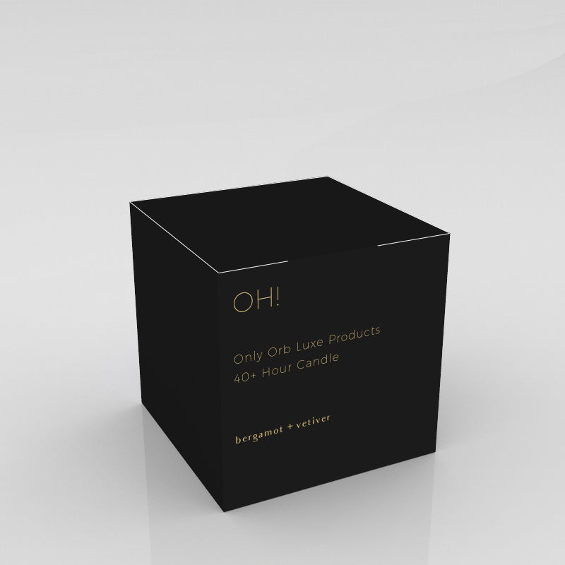 candle - OH! - bergamot + vetiver