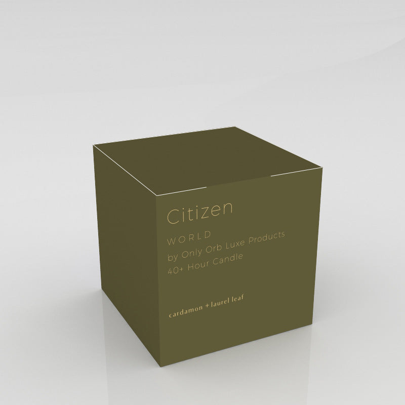 candle - citizen - cardamon + laurel leaf